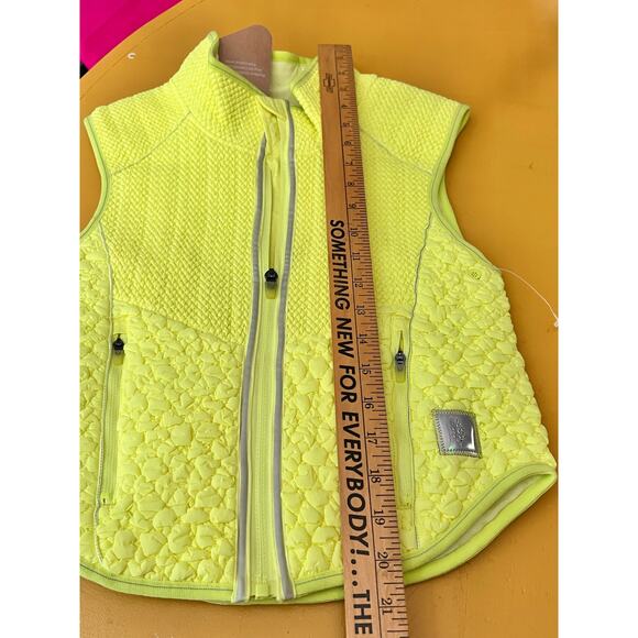 Free People Movement  Primloft Yellow Foldable Hiking Vest XS - Picture 6 of 6